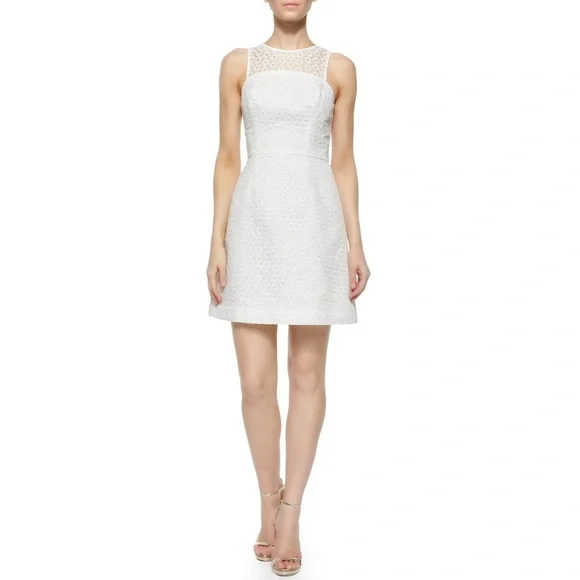 Shoshanna | Dresses | Nwot Shoshanna Jasmine Circle Embroidered Fit Flare  Dress | Poshmark